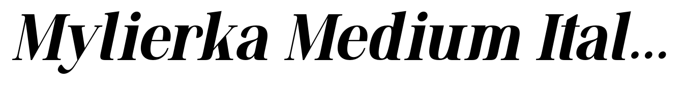 Mylierka Medium Italic